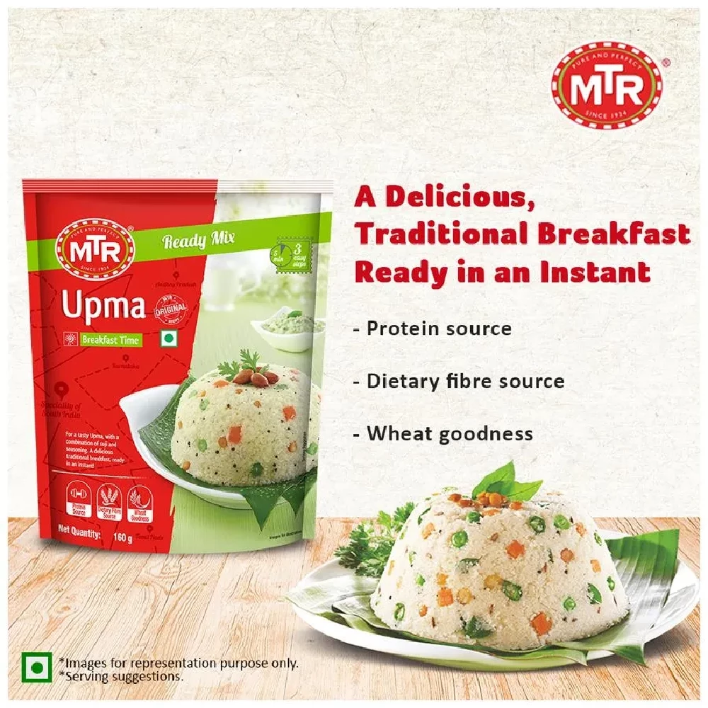 MTR Breakfast Mix - Upma, 160 g Pouch-6.webp